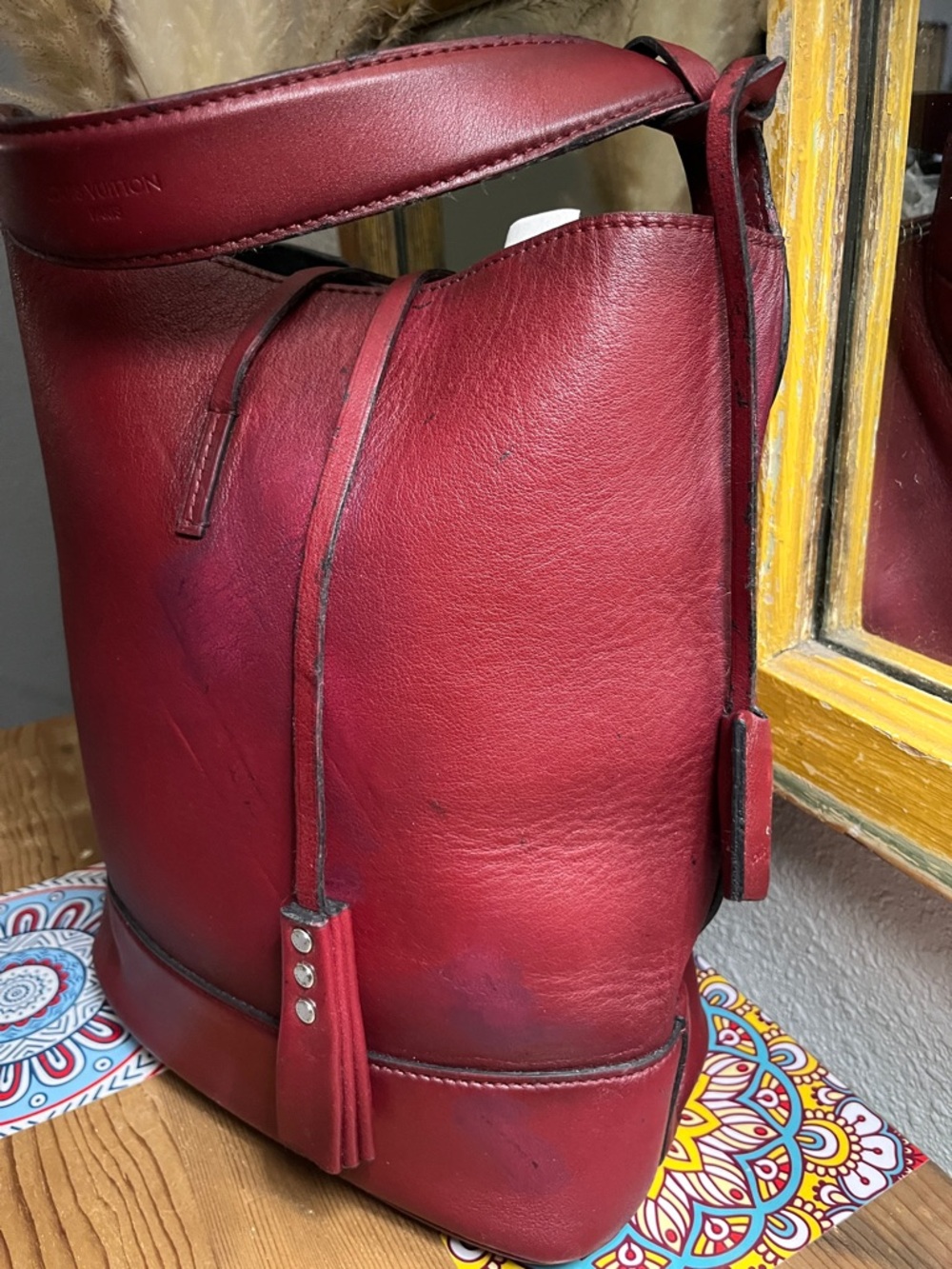 Louis VuittonNN14 Cuir Nuance Bucket Bag Leather GM w/ LV dustbag & box - Picture 2 of 16